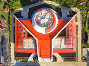 Drone shots of the newly commissioned Convention Centre.
