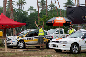 Shots from a motor rally.
