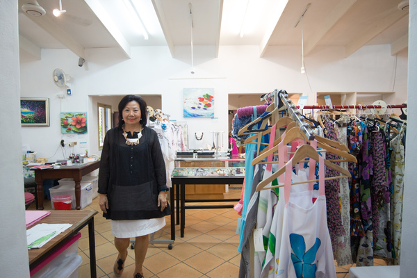 Shots for an Island Life magazine feature on Vanuatu artist Diana Tam.
