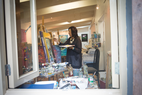 Shots for an Island Life magazine feature on Vanuatu artist Diana Tam.
