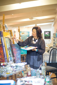 Shots for an Island Life magazine feature on Vanuatu artist Diana Tam.
