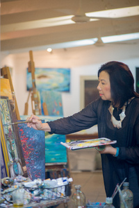 Shots for an Island Life magazine feature on Vanuatu artist Diana Tam.
