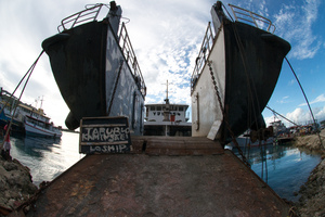 A series taken at Port Vila's wharfside.
