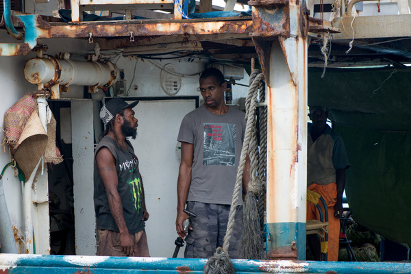 A series taken at Port Vila's wharfside.
