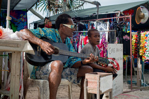 A series taken at Port Vila's wharfside.
