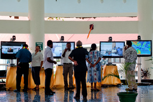 Some shots from the official opening of the Vanuatu eGovernment network.
