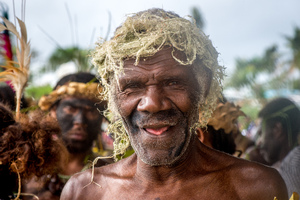 Futunese kastom dancers.
