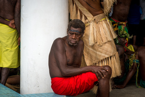 Futunese kastom dancers.
