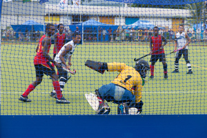 Shots from a couple of games in a junior field hockey tournament held in Port Vila.
