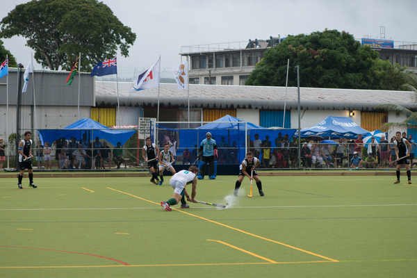 Shots from a couple of games in a junior field hockey tournament held in Port Vila.
