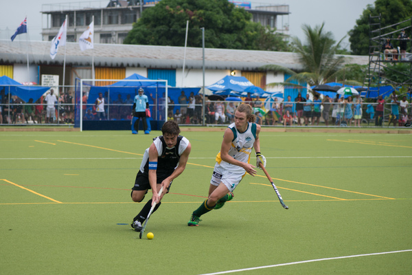 Shots from a couple of games in a junior field hockey tournament held in Port Vila.
