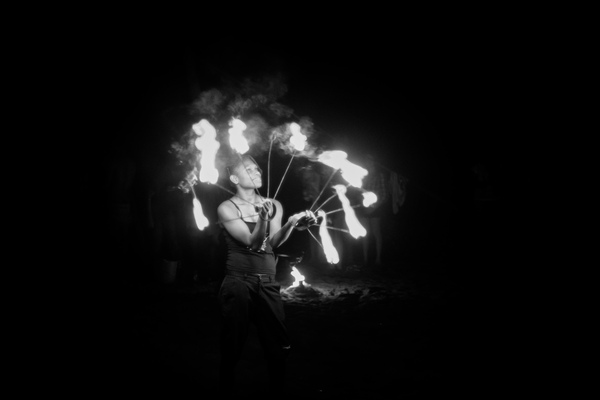 More shots from Wan Smolbag's Fire Dance troupe.
