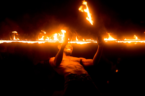 More shots from Wan Smolbag's Fire Dance troupe.
