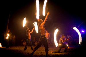 More shots from Wan Smolbag's Fire Dance troupe.
