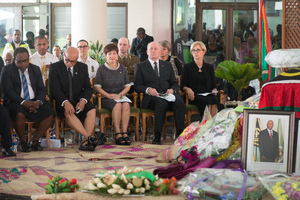 heads of state from across the region attened the state funeral of Vanuatu President Baldwin Lonsdale.
