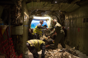 Australian governor general Peter Cosgrove's visit to Tanna underlines how much work remains to be done in the aftermath of cyclone Pam. The return flight from Tanna on an RAAF c130.
