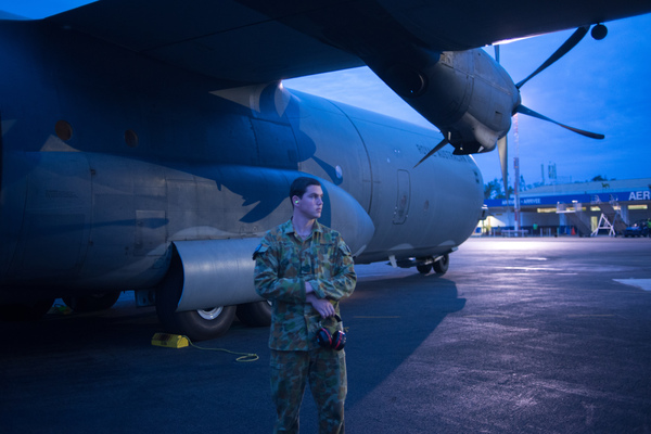 Australian governor general Peter Cosgrove's visit to Tanna underlines how much work remains to be done in the aftermath of cyclone Pam. The return flight from Tanna on an RAAF c130.
