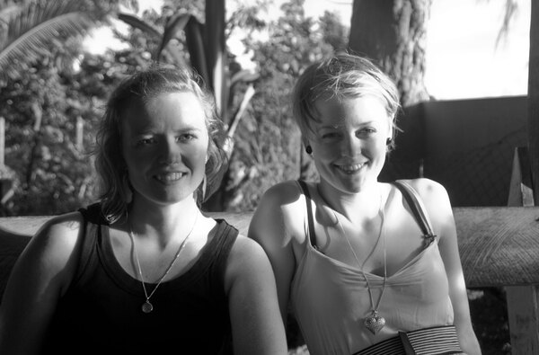 With apologies to Woody Allen for the title. It's Hannah and Fia, actually.
