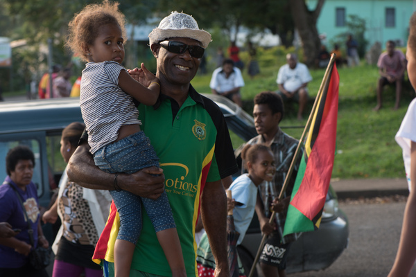 Members of the Under-20 World Cup Footbal squad returned to Vanuatu to absolute pandemonium as supporters erupted in an outpouring of joy.
