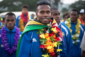 Members of the Under-20 World Cup Footbal squad returned to Vanuatu to absolute pandemonium as supporters erupted in an outpouring of joy.
