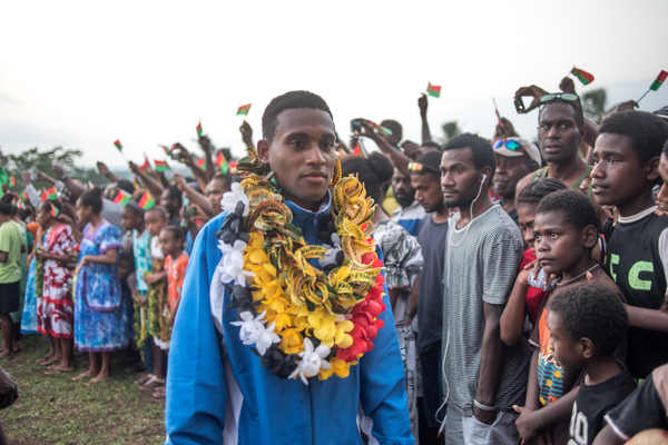 Members of the Under-20 World Cup Footbal squad returned to Vanuatu to absolute pandemonium as supporters erupted in an outpouring of joy.
