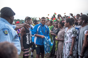 Members of the Under-20 World Cup Footbal squad returned to Vanuatu to absolute pandemonium as supporters erupted in an outpouring of joy.
