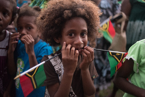 Members of the Under-20 World Cup Footbal squad returned to Vanuatu to absolute pandemonium as supporters erupted in an outpouring of joy.
