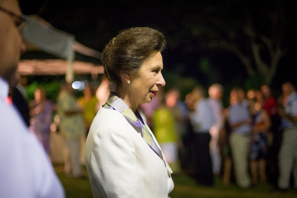 Princess Anne's visit to Vanuatu.
