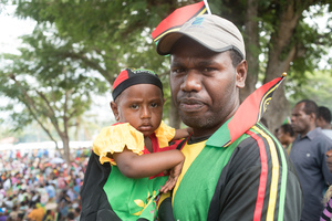 Young and old were thrilled to be celebrating independence.
