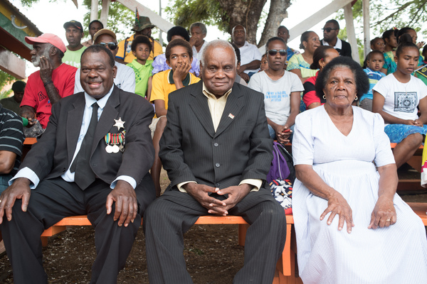 Veteran public servants gathered to mark the day.
