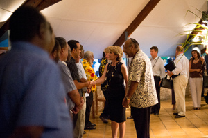 Shots from the first day of Australian Foreign Minister Julie Bishop's 2013 visit to Vanuatu.
