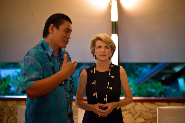 Shots from the first day of Australian Foreign Minister Julie Bishop's 2013 visit to Vanuatu.
