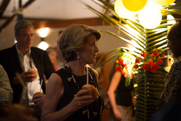 Shots from the first day of Australian Foreign Minister Julie Bishop's 2013 visit to Vanuatu.
