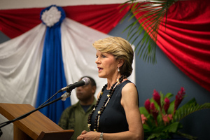 Shots from the first day of Australian Foreign Minister Julie Bishop's 2013 visit to Vanuatu.
