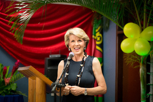 Shots from the first day of Australian Foreign Minister Julie Bishop's 2013 visit to Vanuatu.
