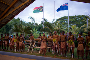 Shots from the first day of Australian Foreign Minister Julie Bishop's 2013 visit to Vanuatu.
