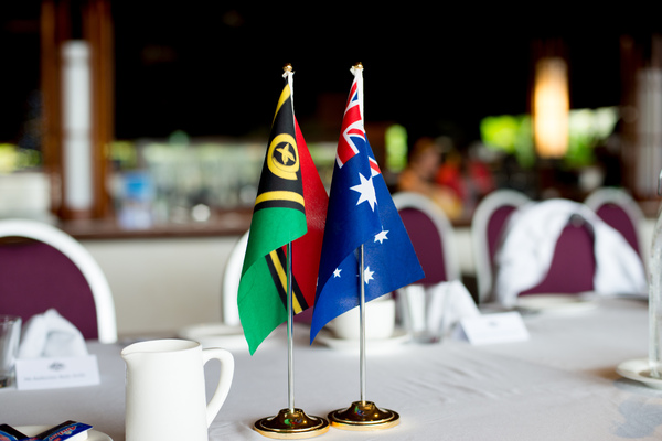 More shots from Australian foreign minister Julie Bishop's 2013 visit to Port Vila.
