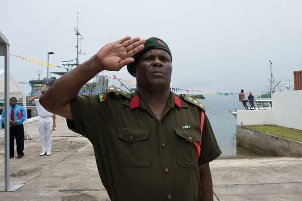 More shots from Australian foreign minister Julie Bishop's 2013 visit to Port Vila.
