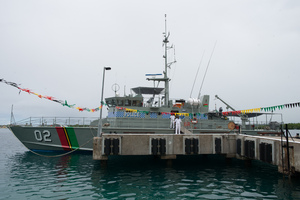 More shots from Australian foreign minister Julie Bishop's 2013 visit to Port Vila.
