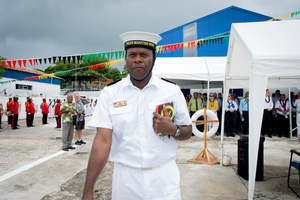 More shots from Australian foreign minister Julie Bishop's 2013 visit to Port Vila.
