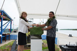 More shots from Australian foreign minister Julie Bishop's 2013 visit to Port Vila.
