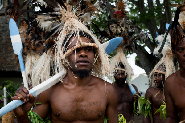 More shots from Australian foreign minister Julie Bishop's 2013 visit to Port Vila.
