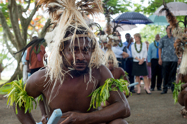 More shots from Australian foreign minister Julie Bishop's 2013 visit to Port Vila.
