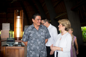 More shots from Australian foreign minister Julie Bishop's 2013 visit to Port Vila.
