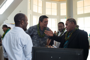 More shots from Australian foreign minister Julie Bishop's 2013 visit to Port Vila.
