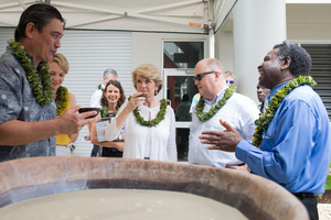 More shots from Australian foreign minister Julie Bishop's 2013 visit to Port Vila.
