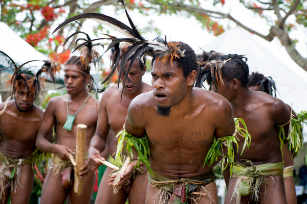 More shots from Australian foreign minister Julie Bishop's 2013 visit to Port Vila.
