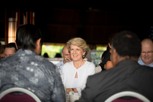 More shots from Australian foreign minister Julie Bishop's 2013 visit to Port Vila.
