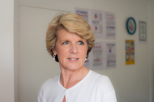 More shots from Australian foreign minister Julie Bishop's 2013 visit to Port Vila.
