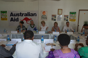 More shots from Australian foreign minister Julie Bishop's 2013 visit to Port Vila.
